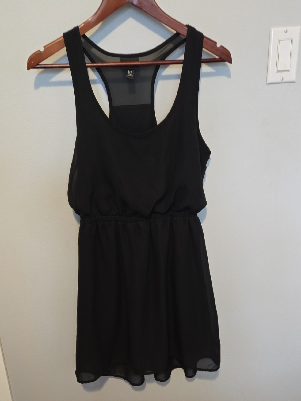 Mossimo Supply Co. Black Racerback Mini Dress